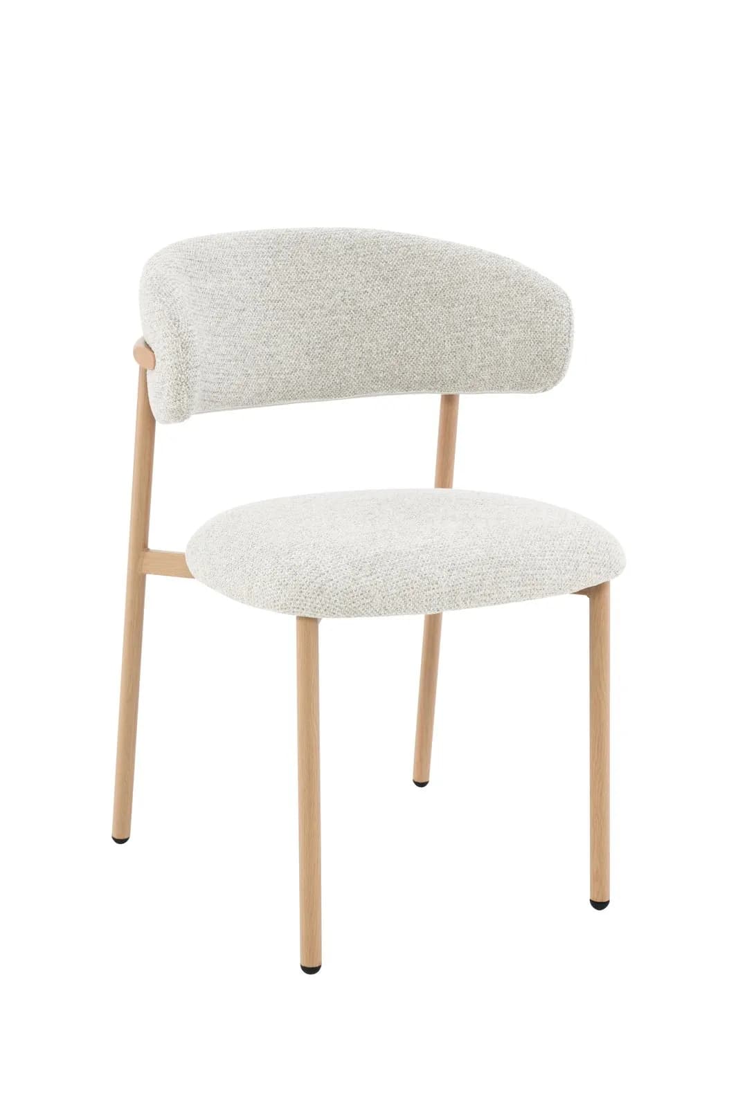 Design Eetkamerstoel Aiko | Crème | Oak 2