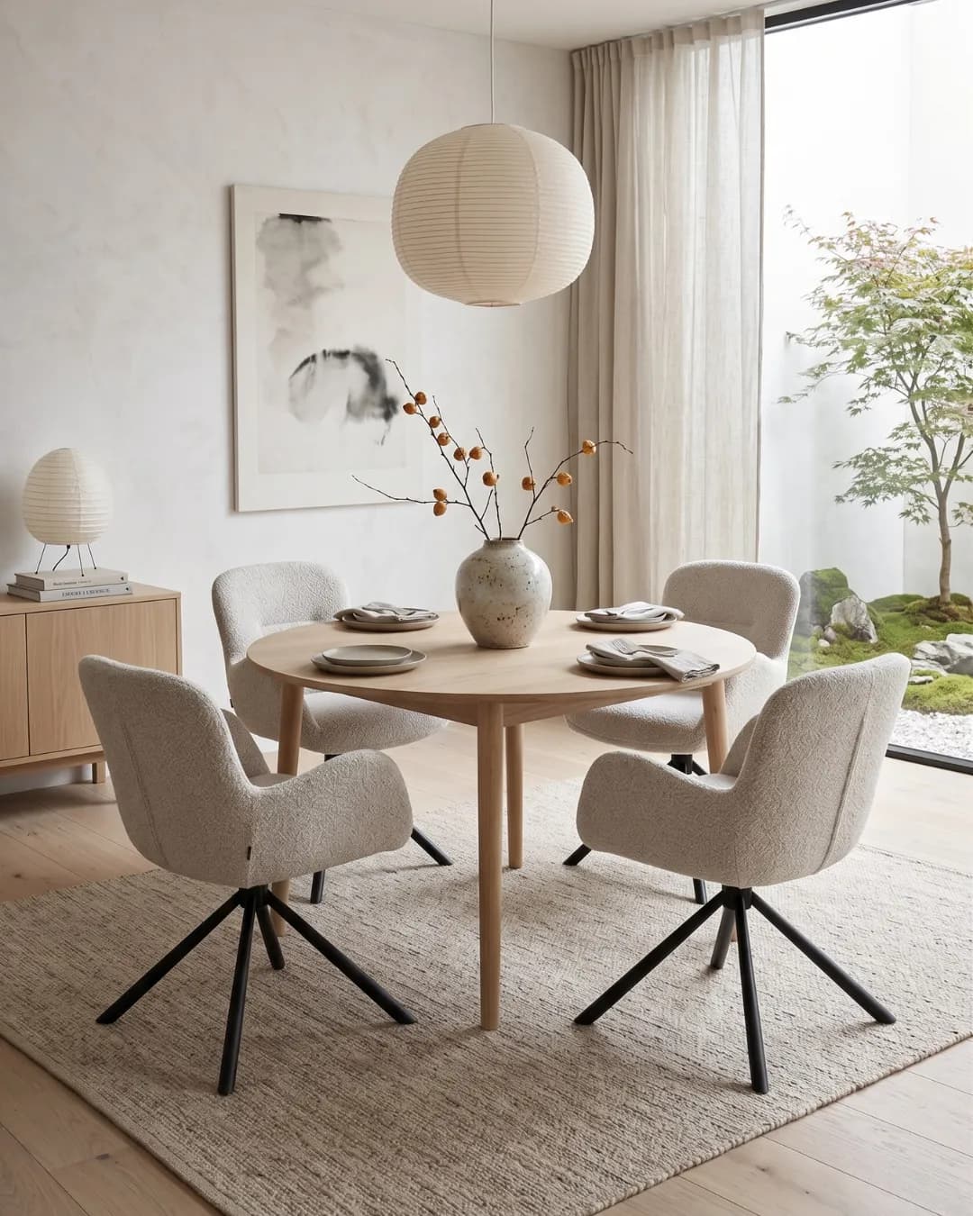 Design Eetkamerstoel Hana | Antraciet | Zwart sfeer